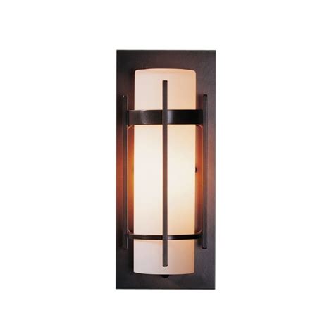 Hubbardton Forge 305892 Skt Banded Single Light 12 Tall Outdoor Wall