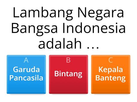 Mengenal Simbol Simbol Pancasila Quiz