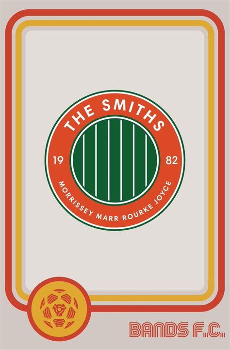 The Smiths Bands As Football Clubs