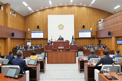 경주시의회 22일 본회의 열고 2022회계연도 결산 승인 및 시정질문