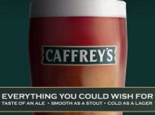 Caffrey's Irish Ale Beer, Molson Brewery, Ireland