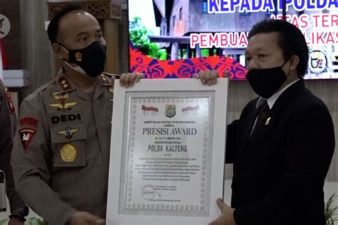 Polda Kalteng Raih Presisi Award Antara News