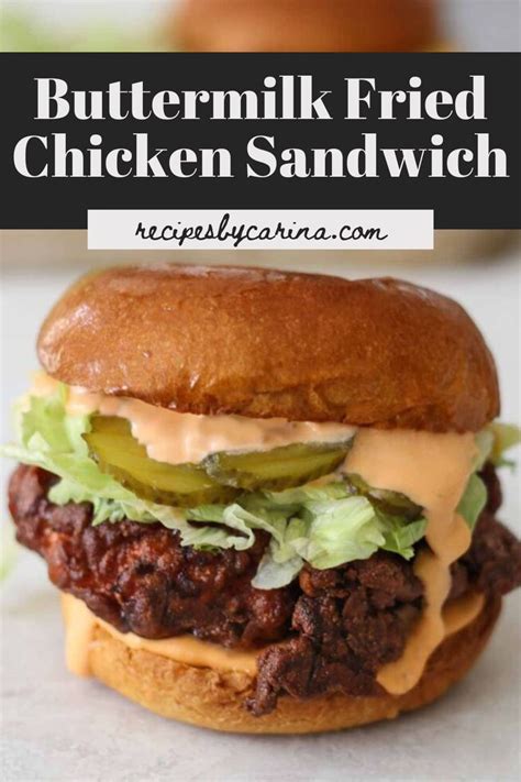 Buttermilk Fried Chicken Sandwich With Honey Butter Recipes By Carina