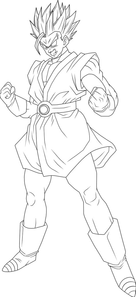 Super Saiyan 2 Great Saiyaman Lineart By Brusselthesaiyan On Deviantart