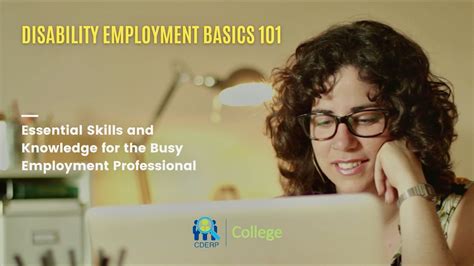 Disability Employment Basics 101 Youtube