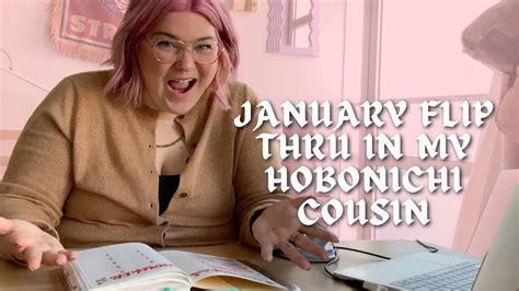 January In My Hobonichi Cousin Chatty Full Month Flip Thru Youtube