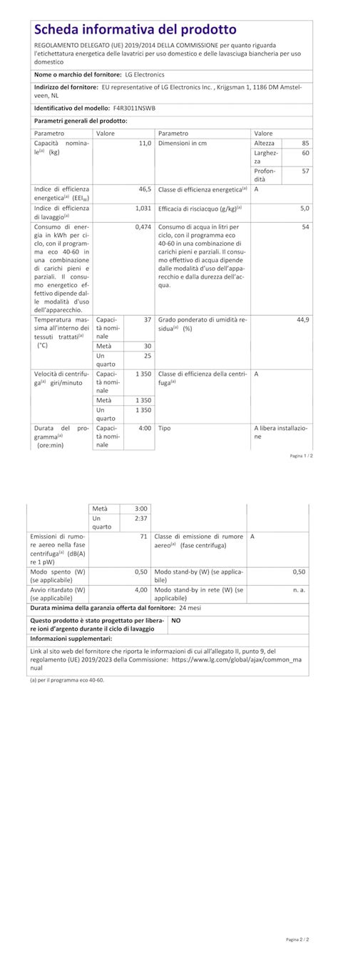 Samsung Lavatrice Crystal Clean WW11BGA046TT ET Libera Installazione