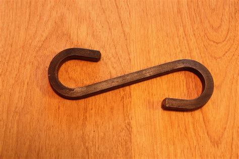 Forged Iron S Hook Etsy