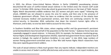 24 Ngos Issue Joint Statement Regarding Sexual Violence In Conflict In