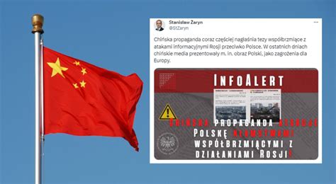 Żaryn ostrzega przed chińską propagandą Kolportują o Polsce te same