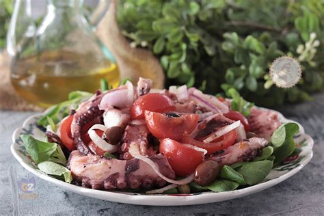 Insalata Di Polpo Alla Mediterranea Ricetta Estiva Secondo Facile E Leggero