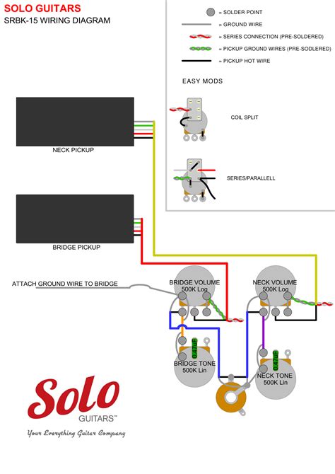 Bass Guitar Wiring Diagram 2 Pickups