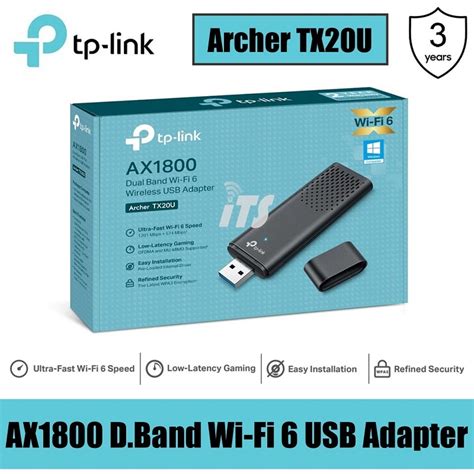 Tp Link Ax Dual Band Wi Fi Usb Adapter Archer Tx U Shopee