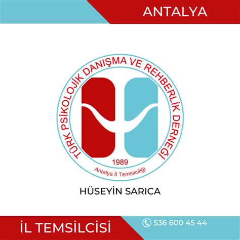 Antalya L Temsilcili I T Rk Psikolojik Dan Ma Ve Rehberlik Derne I