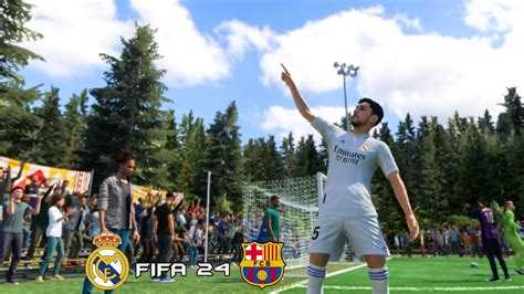 FC 24 Real Madrid Vs Barcelona VOLTA Football Match 4V4 Fifa