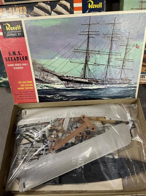 Bid Now: (7) Vintage Revell Ship Model Kits - December 3, 0122 10:00 AM EST