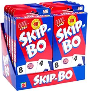 Mattel Games Skip Bo Card Game Display Amazon Co Uk Toys Games