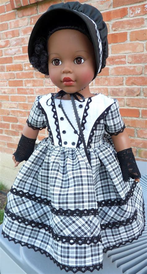 18 Doll Clothes Mid 1800s Fashion Civil War Style Historical Dress