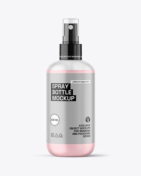 Frosted Spray Bottle Mockup Free Download Images High Quality Png  136991 En 2024