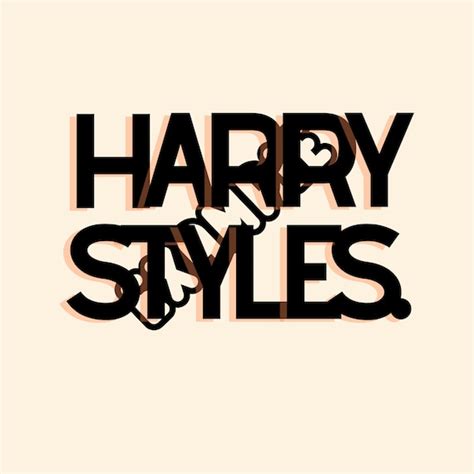 Harry Styles Name Logo