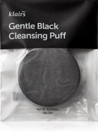 Klairs Gentle Black Cleansing Puff éponge nettoyante visage notino be