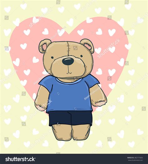 Teddy Bear Vector Illustration Teddy Bear Stock Vector Royalty Free