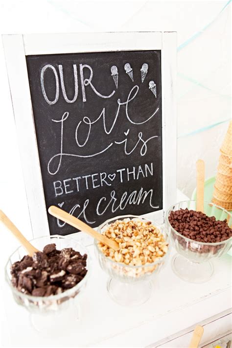 Check Out This Adorable Diy Wedding Ice Cream Bar