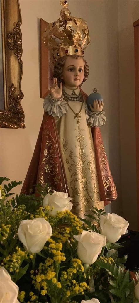 Infant Of Prague Baby Jesus Catholic Victorian Traditional Quick