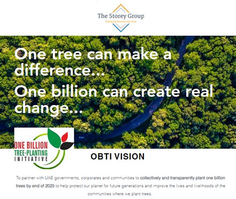 One Billion Tree Planting Initiative Thestoreygroup