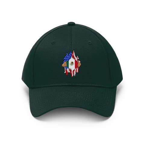 Mexican Eagle American Flag Unisex Twill Hat Lolo S Lane