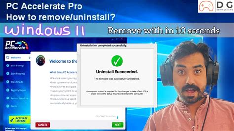 How To Remove Uninstall Pc Accelerate Pro Completely Windows Pc