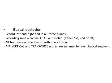 Peer Assessment Rating Par Orthodontic Index Ppt