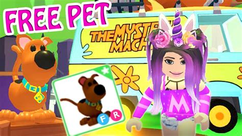 How To Creck Free Fly And Ride Scoob Pet In Adopt Me New Scoob Update