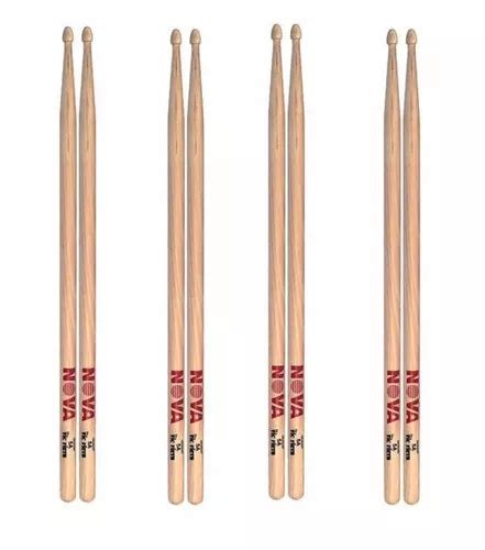 Baqueta Vic Firth Nova Con Punta De Madera MercadoLibre