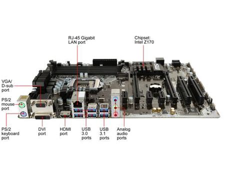 Open Box MSI Z170A PC MATE LGA 1151 ATX Motherboards Intel Newegg