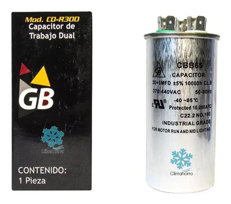 Capacitor De Trabajo 30 5 Mfd 5 370 440 Vac MercadoLibre