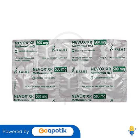 Nevox Xr 500 Mg Kaplet Kegunaan Efek Samping Dosis Dan Aturan Pakai