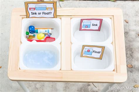 Sink Or Float Experiment Worksheet Fun With Mama