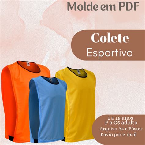 MOLDE EM PDF COLETE ESPORTIVO Universo Dos Moldes Hotmart