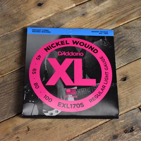 D Addario EXL170S Short Scale Bass Strings 0019954925420