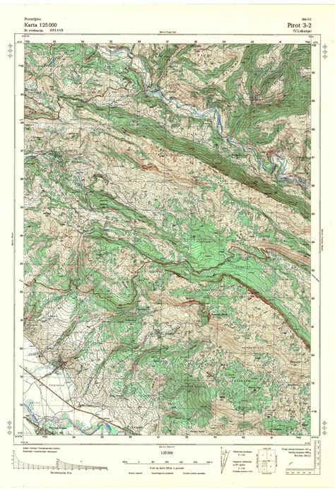 Topografske Karte Srbije Jna Pirot