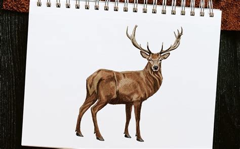 Antelope Head Drawing