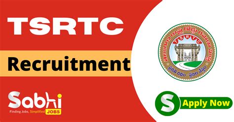 TSRTC Recruitment 2024 Career Tsrtc Telangana Gov In