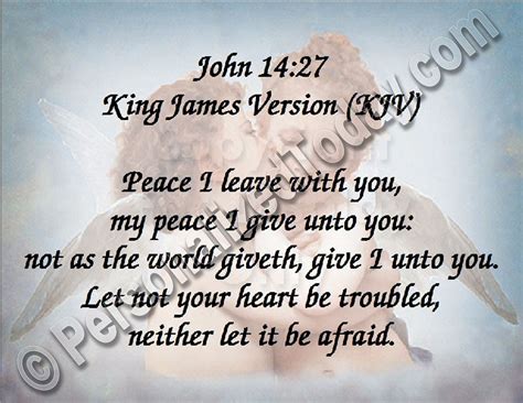 John 14 27 King James Version K J V Peace I Leave With You My Peace