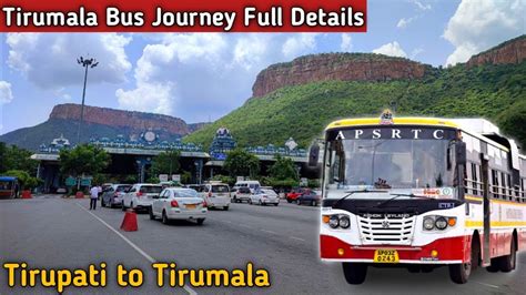 Tirupati To Tirumala Bus Journey Tirupati To Tirumala Bus Travel