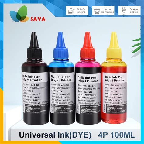 Universal Refill Dye Ink Kit For Epson Canon Hp Brother Lexmark Dell