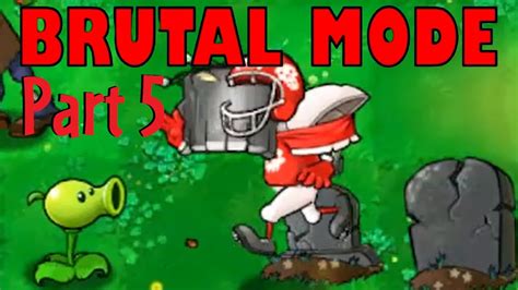 PvZ BRUTAL MODE Mod Has INSANELY HARD Mini Games Plants Vs Zombies