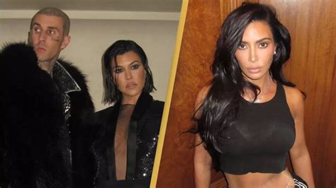 Travis Barker secretly 'checked out’ Kim Kardashian before dating Kourtney Kardashian - News ...