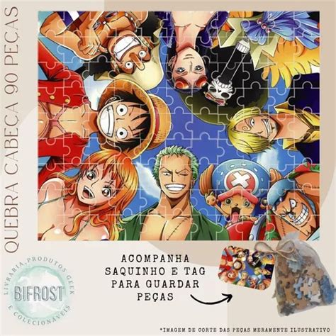 Quebra Cabeça One Piece Manga Anime Otaku Presente Geek Parcelamento