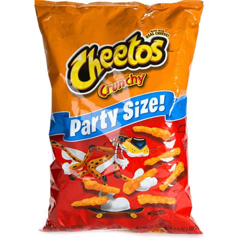 Cheetos Cheese Flavored Snacks Crunchy Party Size Cheese And Puffed